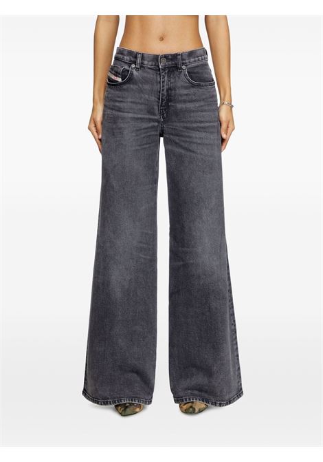 jeans flare 1978 d-akemi donna neri DIESEL | A03624 0CLBG02